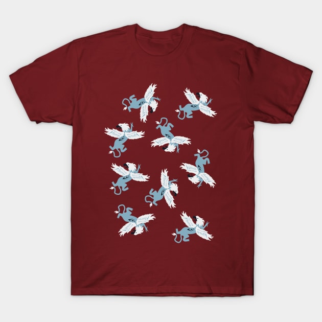 Griffin pattern T-Shirt by Thoo